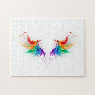 Watteuze Regenboogvleugels Legpuzzel