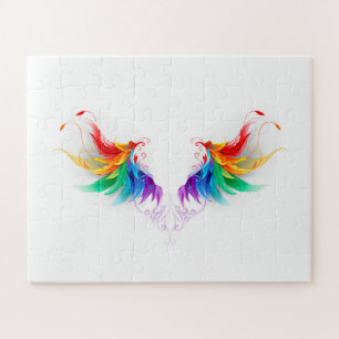 Watteuze Regenboogvleugels Legpuzzel