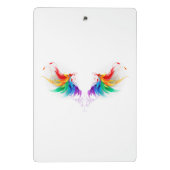 Watteuze Regenboogvleugels Mini Klembord (Achterkant)