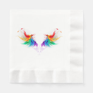 Watteuze Regenboogvleugels Servet