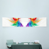 Wattevleugels in Regenboogkleuren Spandoek (Beurs)