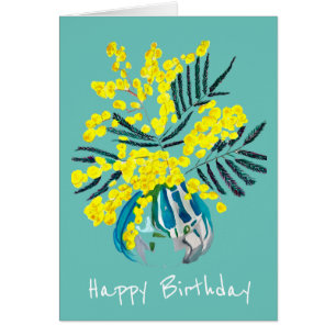 Wattle Mimosa fleurie jaune Australie