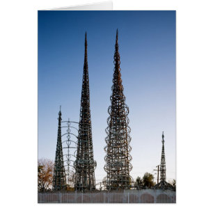 Watts Towers Los Angeles Wenskaart
