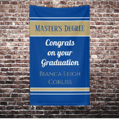 Wauw! Aangepaste banner voor verticale mastergraad