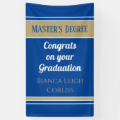 Wauw! Aangepaste banner voor verticale mastergraad (Verticaal)