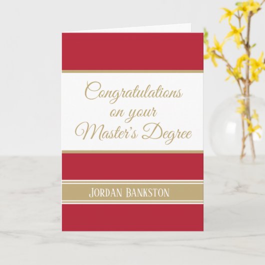 Wauw! Afstuderen van master Kaart (Gele Bloem)