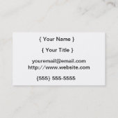 Wauw - Brackset - zwart en wit Visitekaartje (Achterkant)