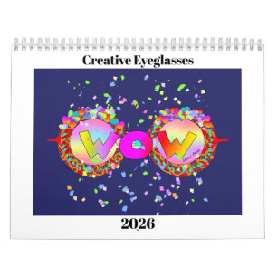 WAUW! Creative Eyeglasses Collectie Fun Calendar Kalender