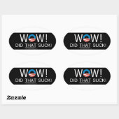 Wauw! Deed dat klote! Ovale Stickers (Vel)