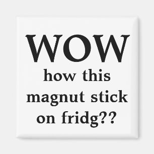 Wauw, deze magneet! magneet