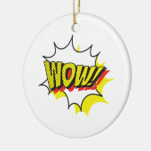 Wauw gratis dag Classic Keramisch Ornament (Links)