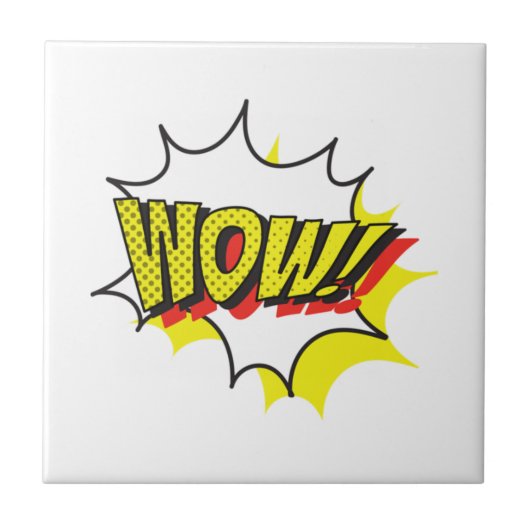 Wauw gratis dag Classic Tegeltje (Voorkant)