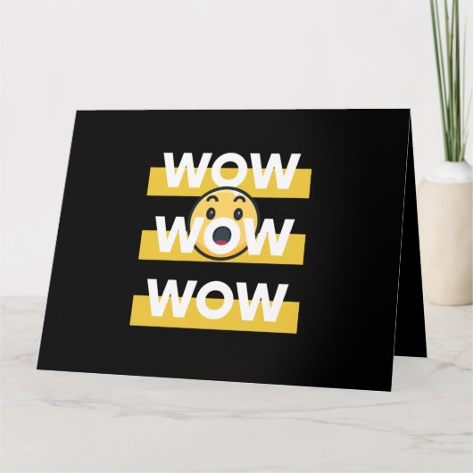 wauw gratis dag Klassiek  Kaart (Voorkant)