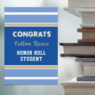 Wauw! Honor Roll Congrats Card Kaart