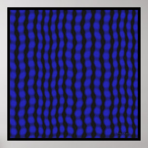 Wave-achtige beweging poster
