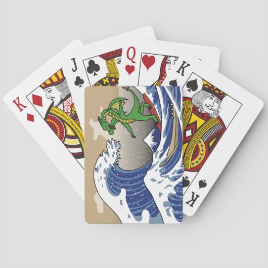 Wave-afspeelkaarten Speelkaarten (Achterkant)