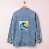 Wave and sun denim jacket (Hangar)