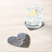 Wave Ashore Bruiloft Papier Onderzetter (Insitu)