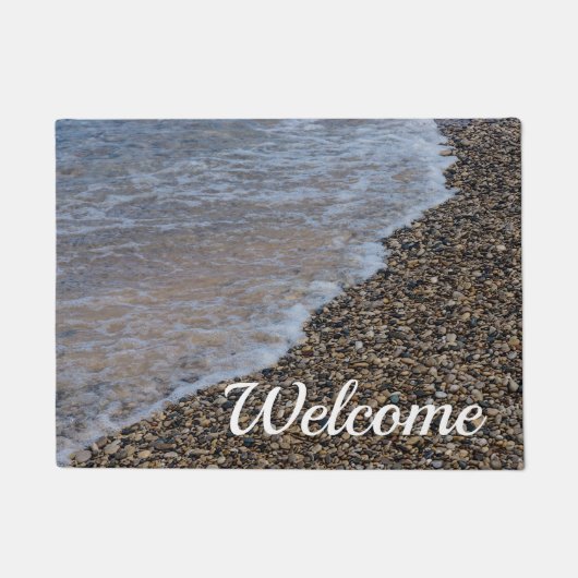 Wave Ashore Painterly Welcome Doormat Deurmat (Voorkant)