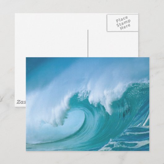 wave briefkaart (Voorkant / Achterkant)