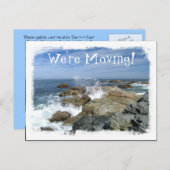 Wave Burst; adreswijziging Aankondigingskaart (Voorkant / Achterkant)