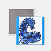 Wave crashen magneet (Voorkant / Achterkant)