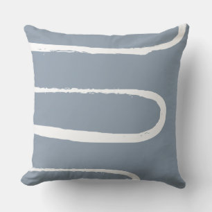 Wave Dusty Blue Kussen