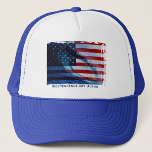Wave Flag USA Trucker hoeden Trucker Pet