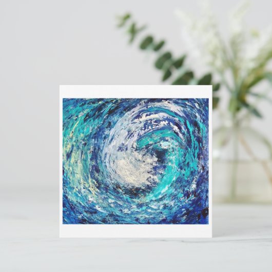 Wave Kaart (Staand voorkant)