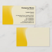 Wave Margin v2 - Amber Visitekaartje (Voorkant / Achterkant)