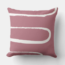 Wave Mauve Pink Kussen