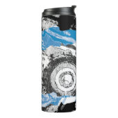 Wave Mechanism – Custom Chiffon Scarf (40" x 40", Thermosbeker (Gedraaid links)