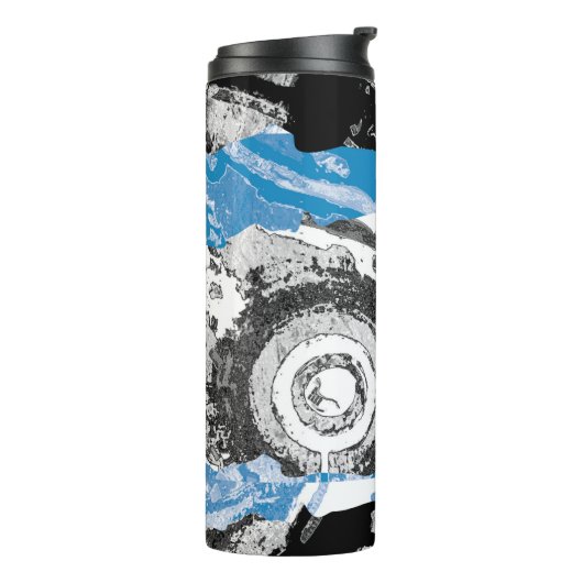 Wave Mechanism – Custom Chiffon Scarf (40" x 40", Thermosbeker (Gedraaid links)