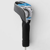 Wave Mechanism – Custom Golf Head Cover (Driver, (Schuin)