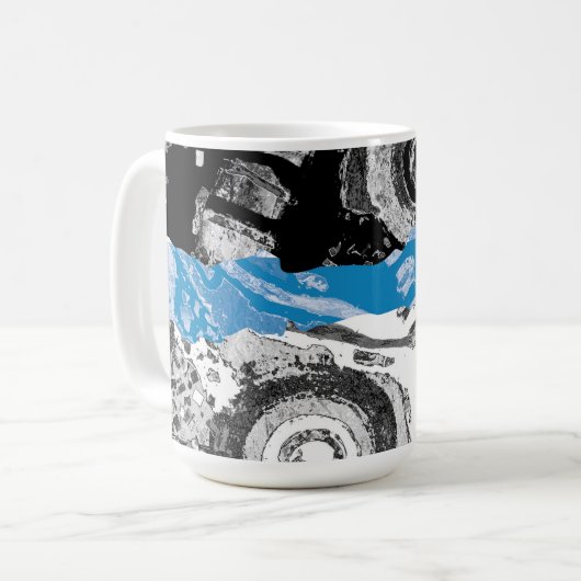 Wave Mechanism – Custom Mug (11 oz, Ceramic, Dishw (Devant gauche)