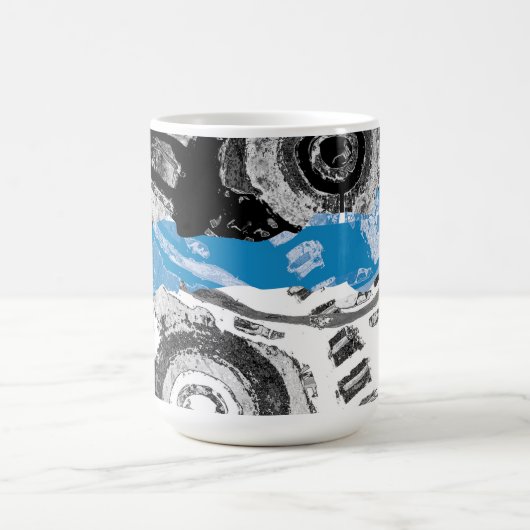 Wave Mechanism – Custom Mug (11 oz, Ceramic, Dishw Koffiemok (Center)