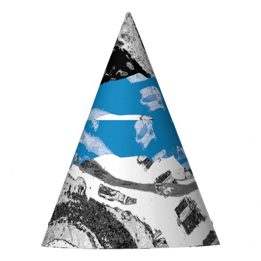 Wave Mechanism – Custom Party Hat (6" Height) Feesthoedjes (Voorkant)