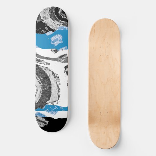 Wave Mechanism – Custom Skateboard (7.75" Deck) (Voorkant)