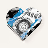 Wave Mechanism – Custom Spiral Notebook 8.5" x 11 Notitieboek (Voorkant)