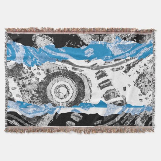 Wave Mechanism – Custom Throw Blanket (50" x 60") Deken (Voorkant)