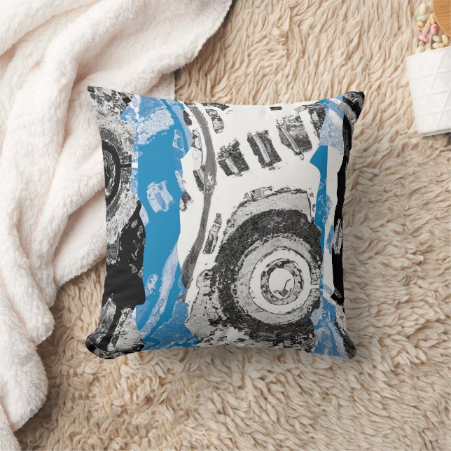 Wave Mechanism – Custom Throw Pillow (Polyester) Kussen (Deken)