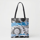 Wave Mechanism – Custom Tote Bag (Medium, Shoulder (Voorkant)