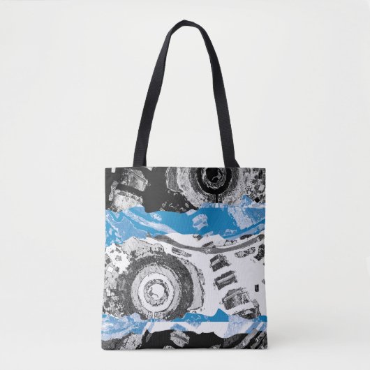 Wave Mechanism – Custom Tote Bag (Medium, Shoulder (Devant)