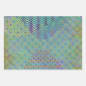Wave Mixed Media Tri-Pattern Set van inpakpapier (Voorkant 3)