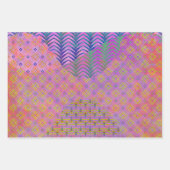 Wave Mixed Media Tri-Pattern Set van inpakpapier (Voorkant)