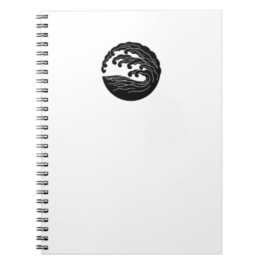 Wave Mon Notitieboek Wit (Voorkant)