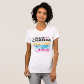 Wave of Change Wereldkaart T-shirt (Voorkant volledig)