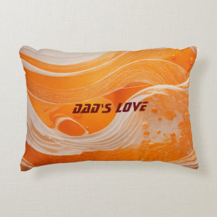"Wave of Love: Papa's Delight" Accent Kussen
