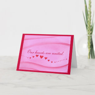 Wave of Red Hearts, Verenigd Huwelijksuitnodiging