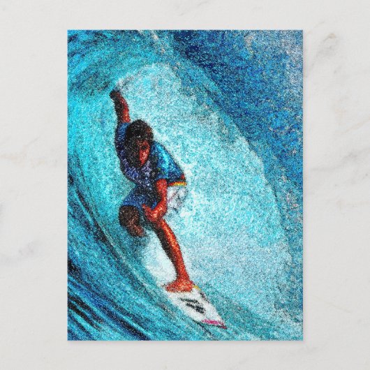 WAVE RIDER BRIEFKAART (Voorkant)
